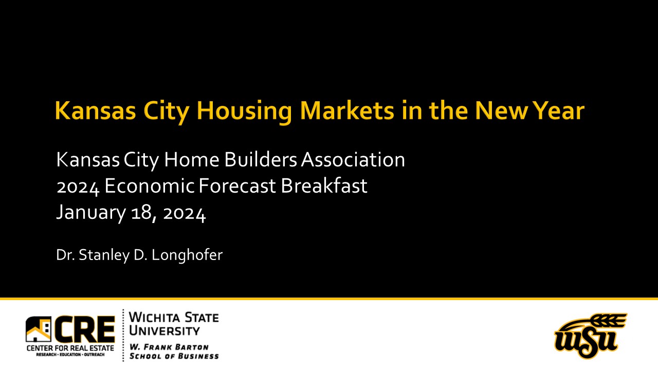 Kansas City Home Builders Association Presentation